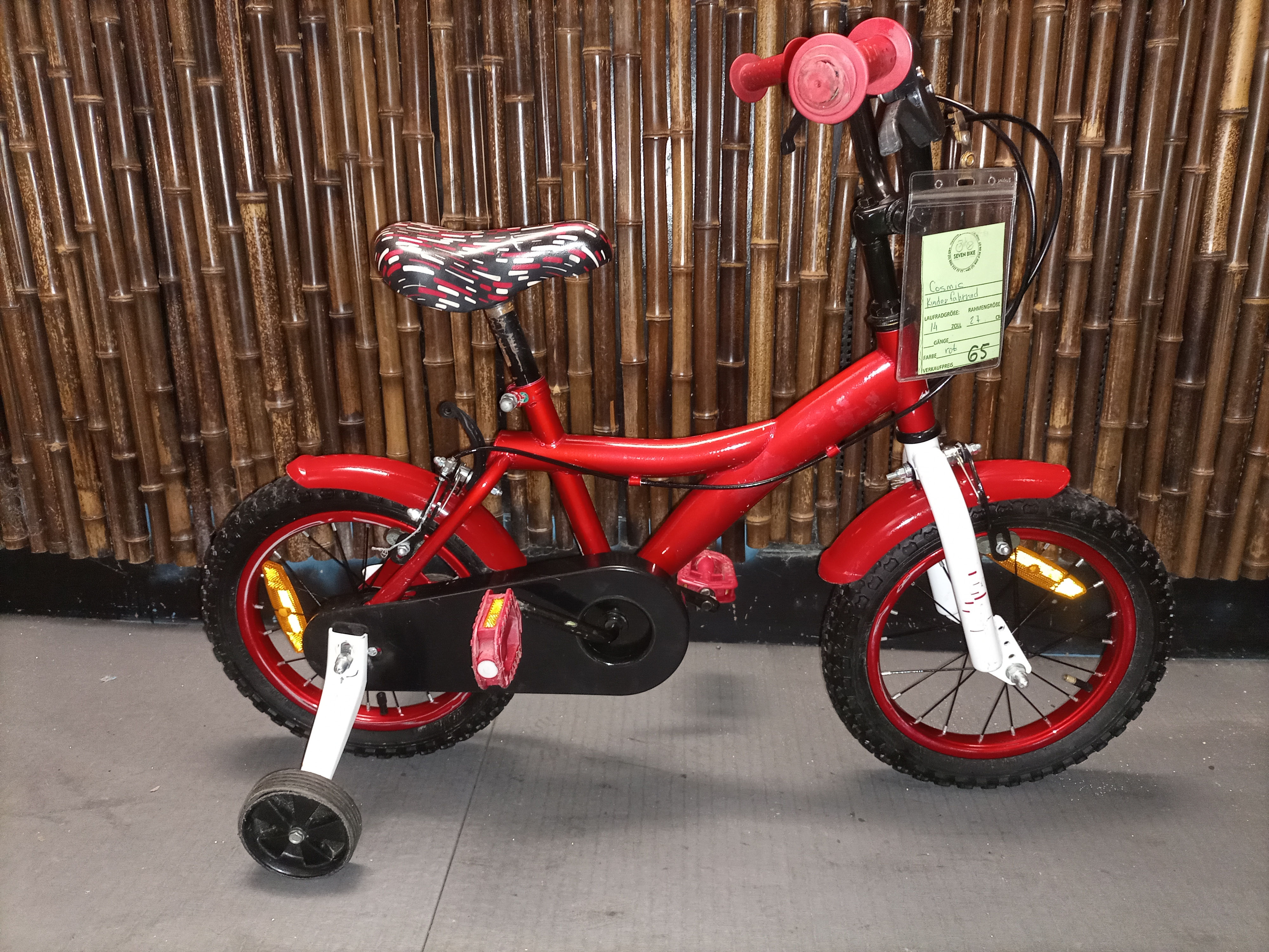 "COSMIC" Kinderfahrrad 14 Zoll,27 cm RH