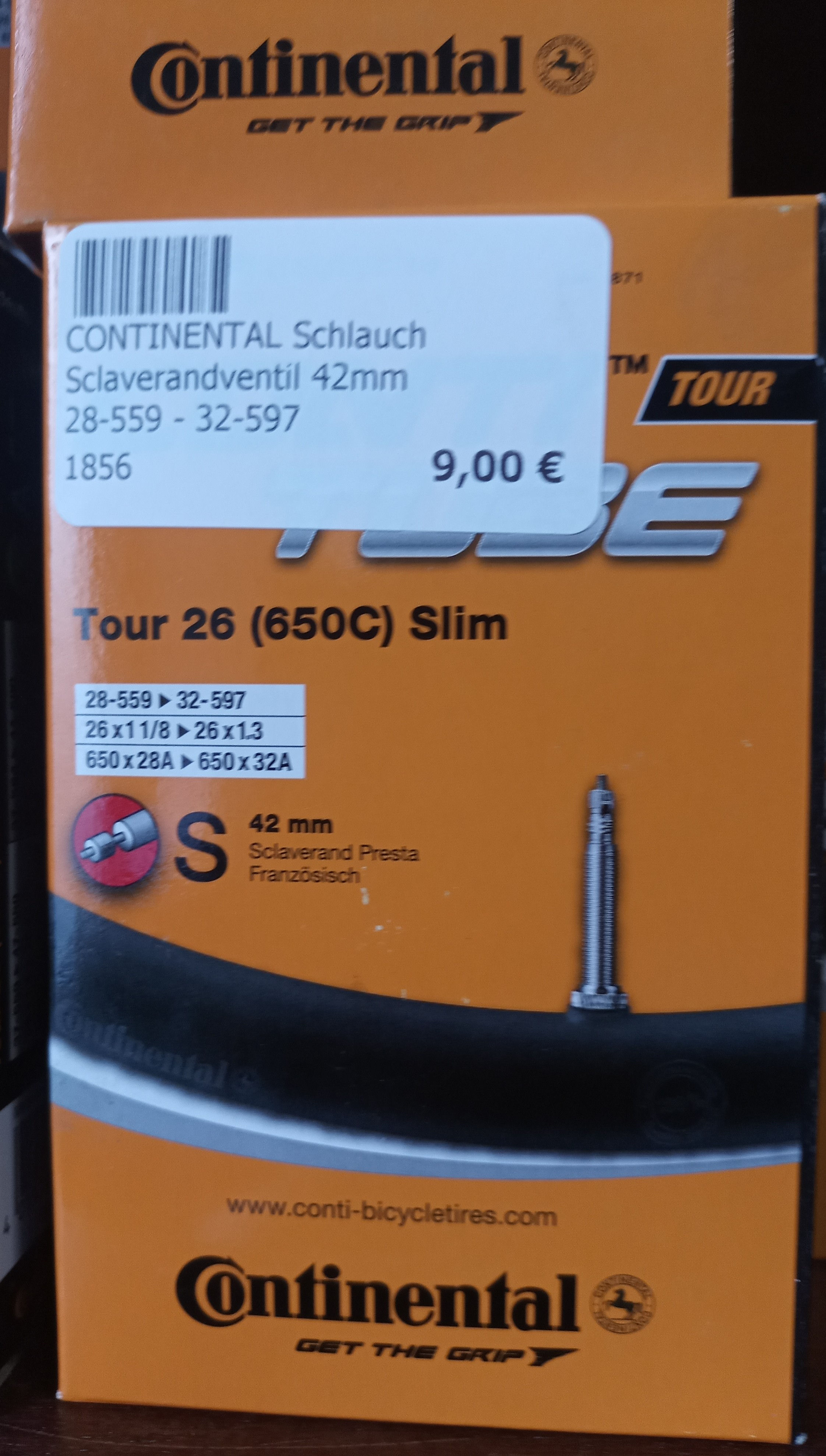 "Continental" Schlauch 26 (SV)