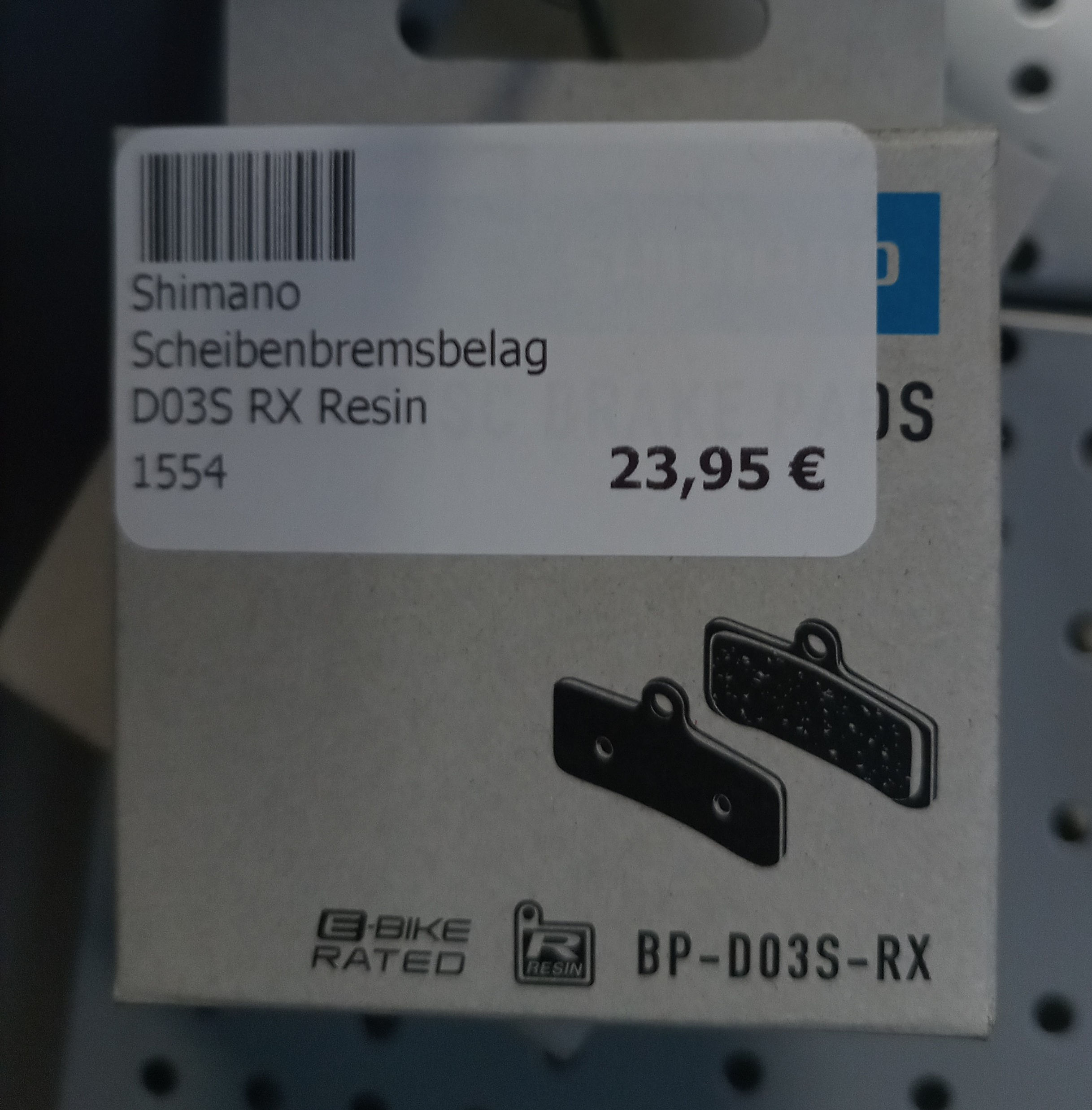 "Shimano"Scheibenbremsbeläge D035 RX