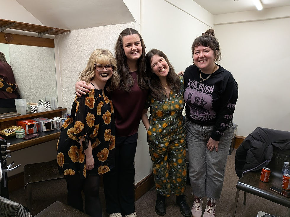 MC Tal Davies, Leah Fennell, Jain Edwards & Rosie Jones