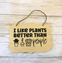 Plant sign