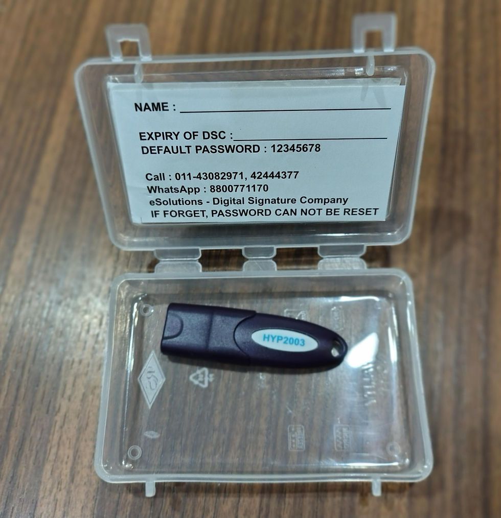 Thumbnail: Class 3 DSC Price for 3 Years