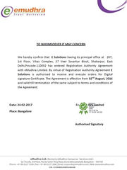 eMudhra Partner Certificate
