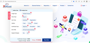 How to Apply Foreign National DSC in XtraTrust Partner login.