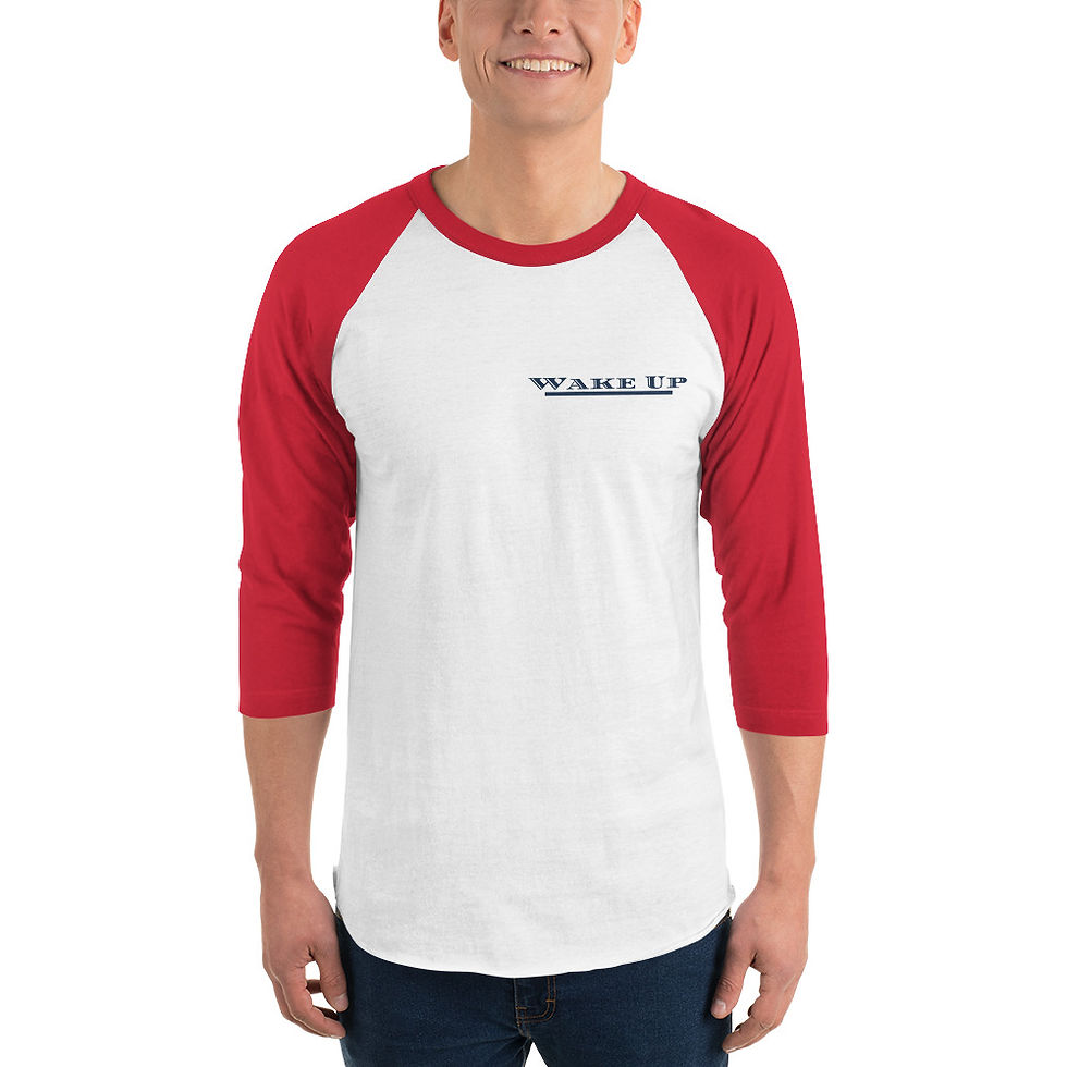 Thumbnail: ML Wake Up! 3/4 sleeve raglan shirt
