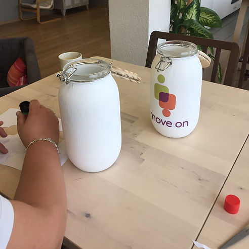 Un participant lors d'une activité à MoveOn.