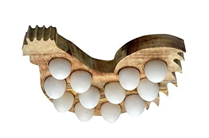 थंबनेल: Mango Wood Egg Holder Tray