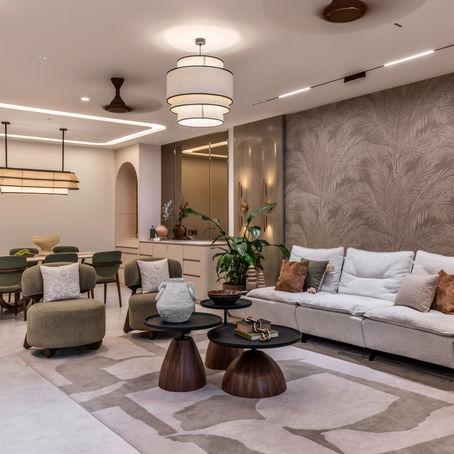Wabi-Sabi Warmth Meets Neoclassical Luxury in This 1,800 Sq.Ft. Pune Resale Flat Transformation