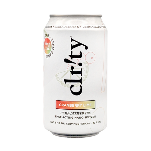 Clr!ty - 10mg THC Seltzers | Unwind THC & CBD