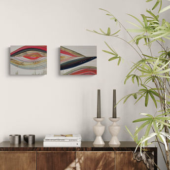 Stitched fibre collage by C. Lile, 2025
From C. Lile's "Changing Landscapes" series