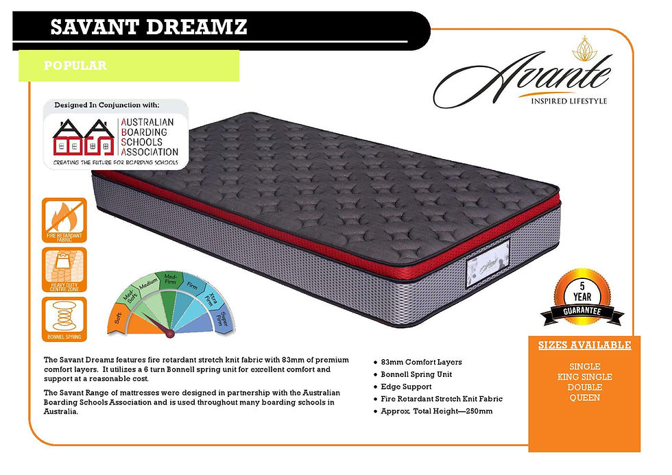 Savant Dreamz Mattress Beds Beds Beds
