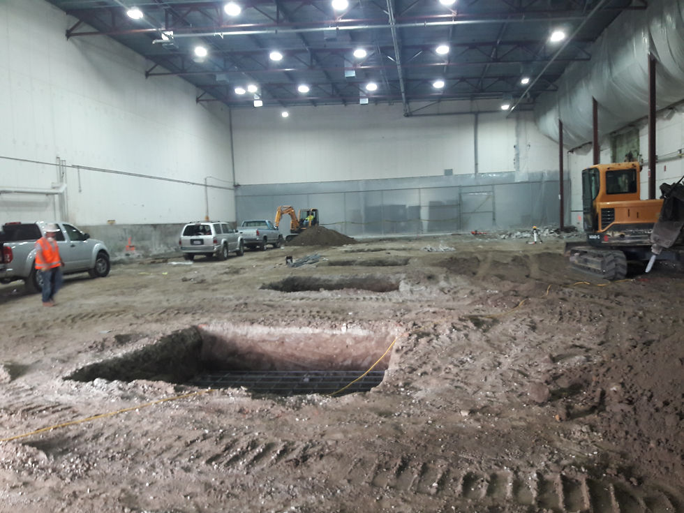 Pad Footing Excavation & Rebar Insta