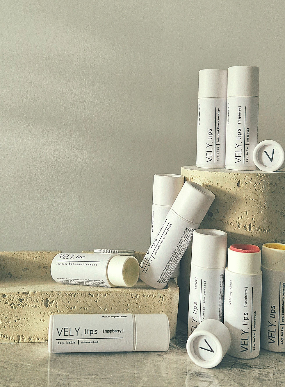 Thumbnail: Natural Vegan Lip Balm With Organic Calendula Extract and Squalane