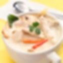 Sopa de pollo tom kha