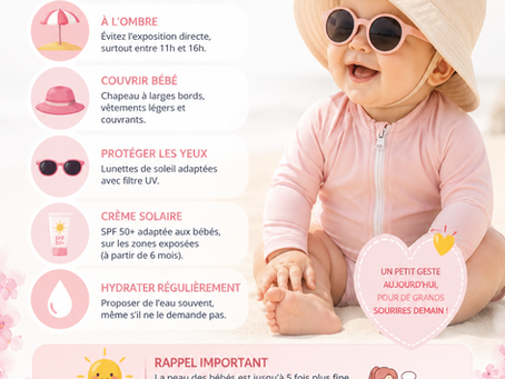 ☀️👶 PROTÉGEONS LES TOUT-PETITS DU SOLEIL !