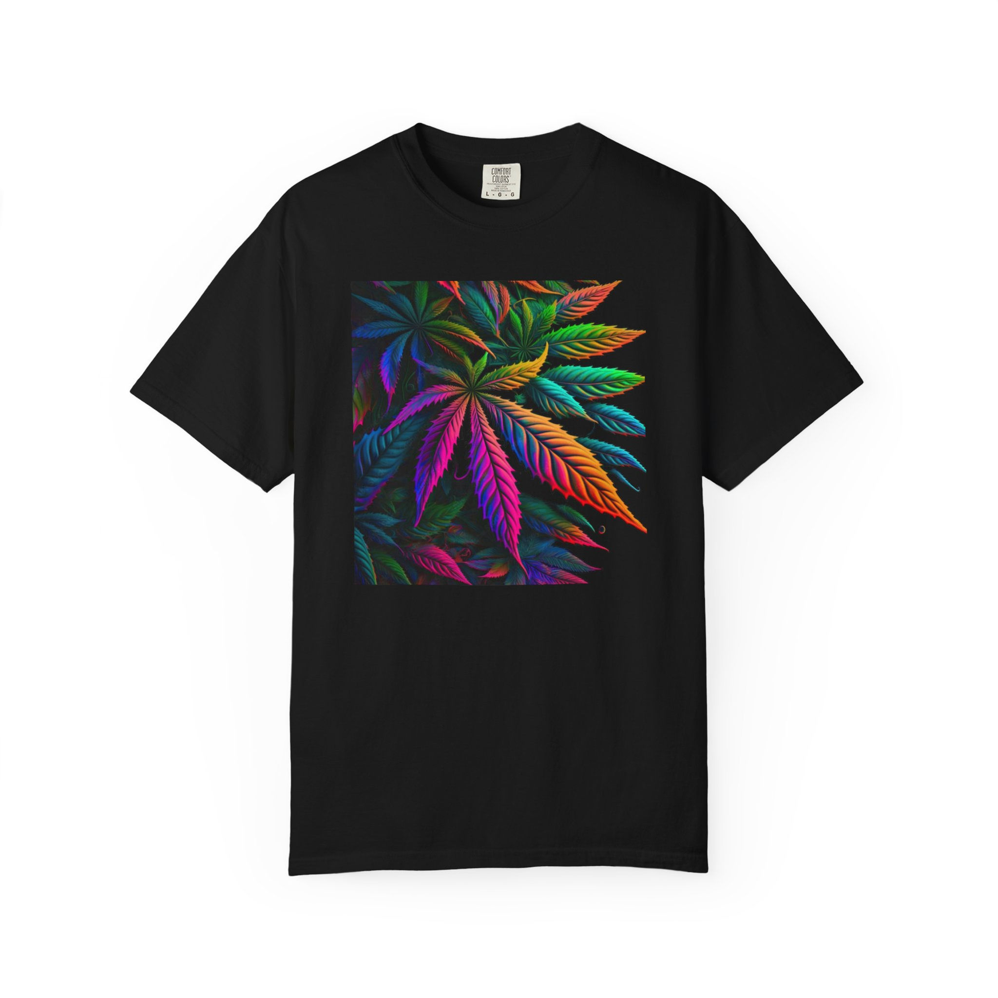Colorful Sweet Leaf Graphic T-Shirt