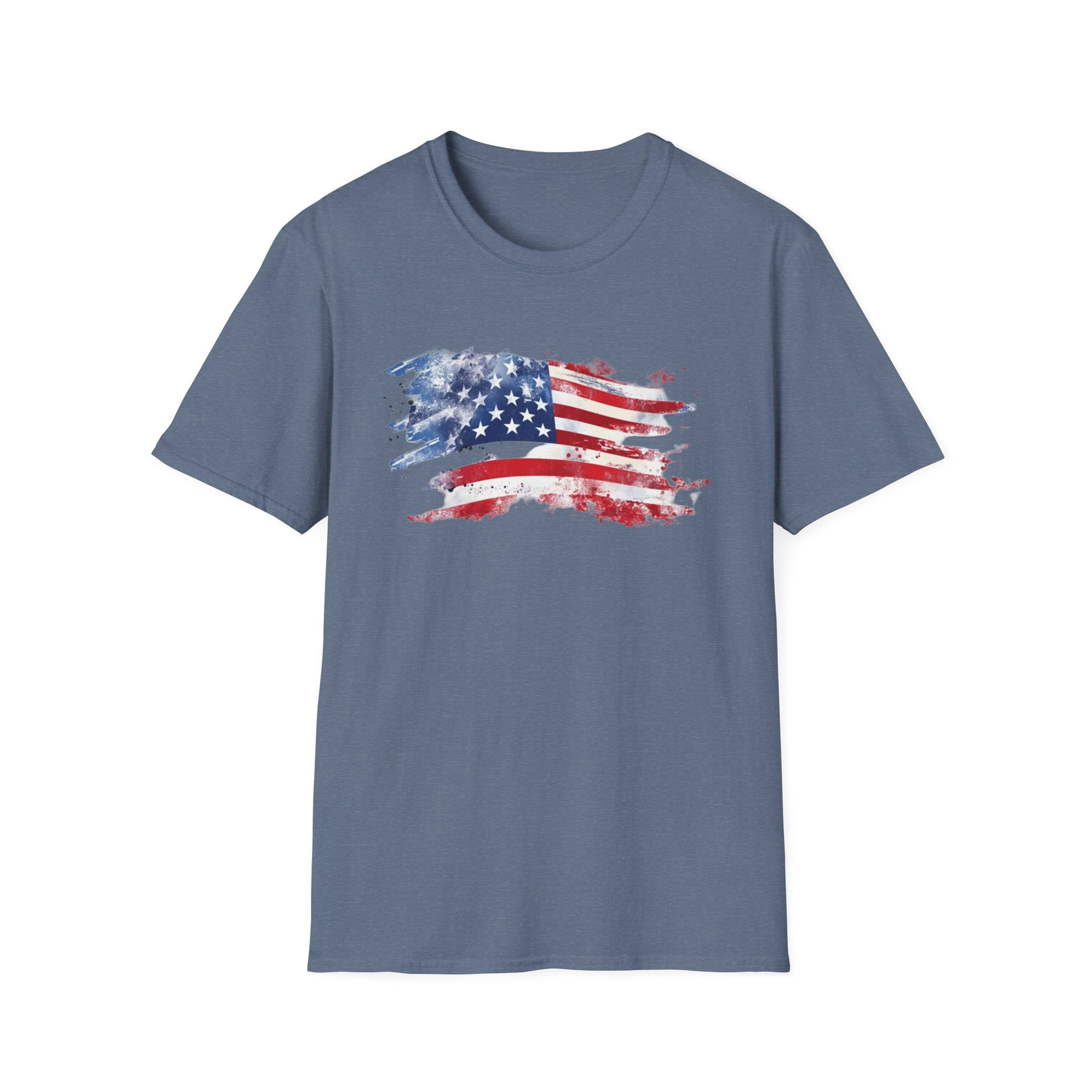 Patriotic Splash T-Shirt, Ultra Soft