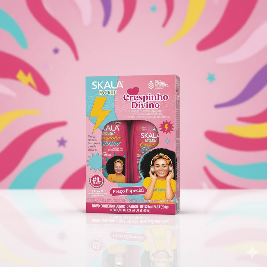 Kit Shampoo + Condicionador Skala 325Ml Crespinho