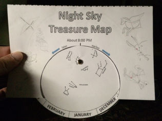Night Sky Treasure Map