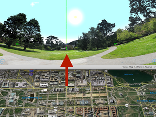 Looking Up At The Inauguration