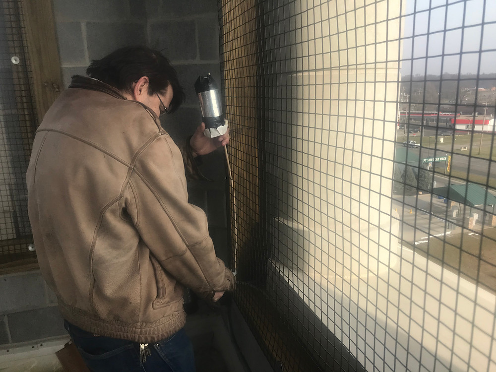Phil recovers a solargraph at the December solstice.