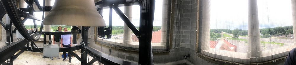 Solargraph cans in SPX belltower, mounted June 2019