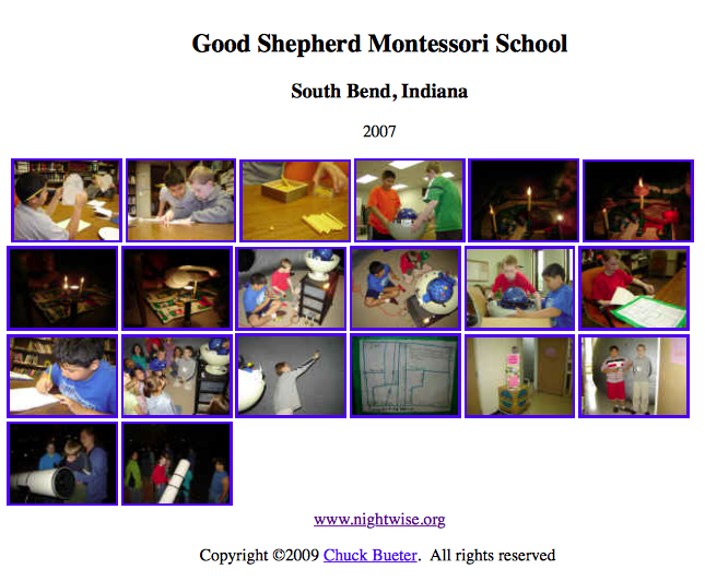 Good Shepherd Montessori Project