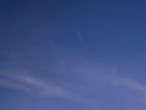 Comet and comparable contrail.