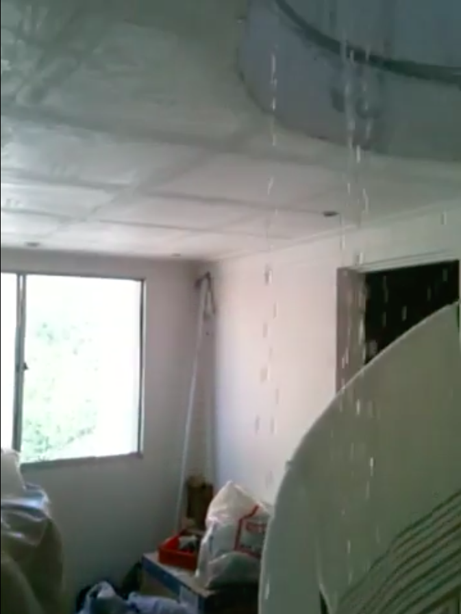 Drenagem Incorreta da Cobertura