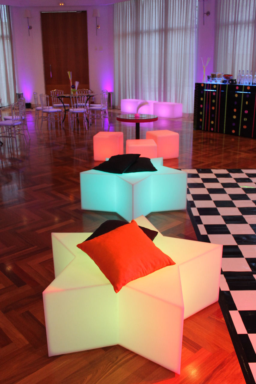 Miniatura: PUFFE ESTRELA ILUMINADO