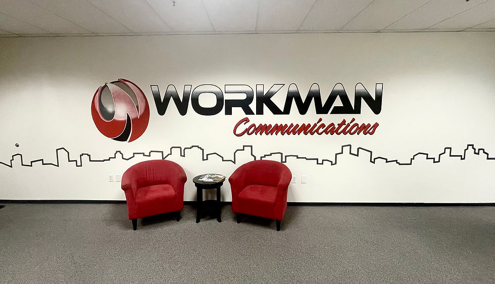 Workman Communications Entrance Logo