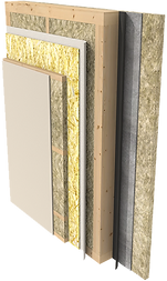 frame house walls