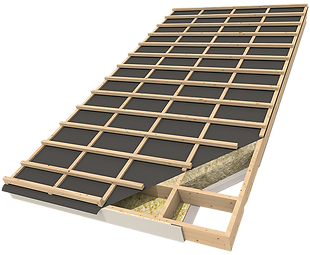 frame house roof
