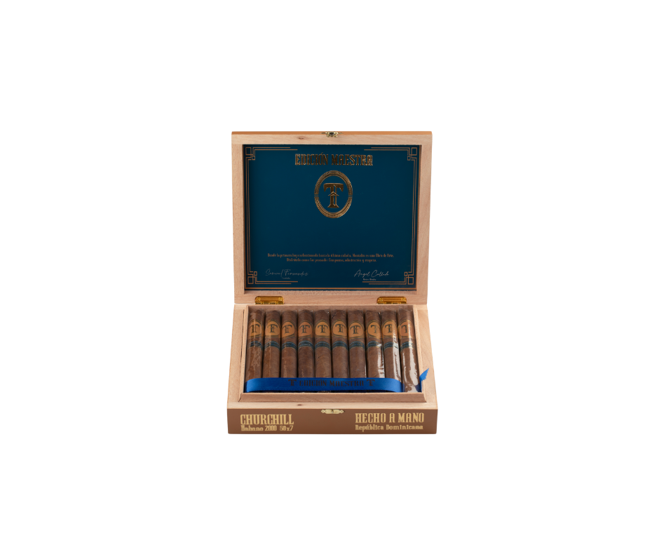 Montoliu Sol Dorado Churchill Habano 2000, sabor refinado con notas de frutos secos