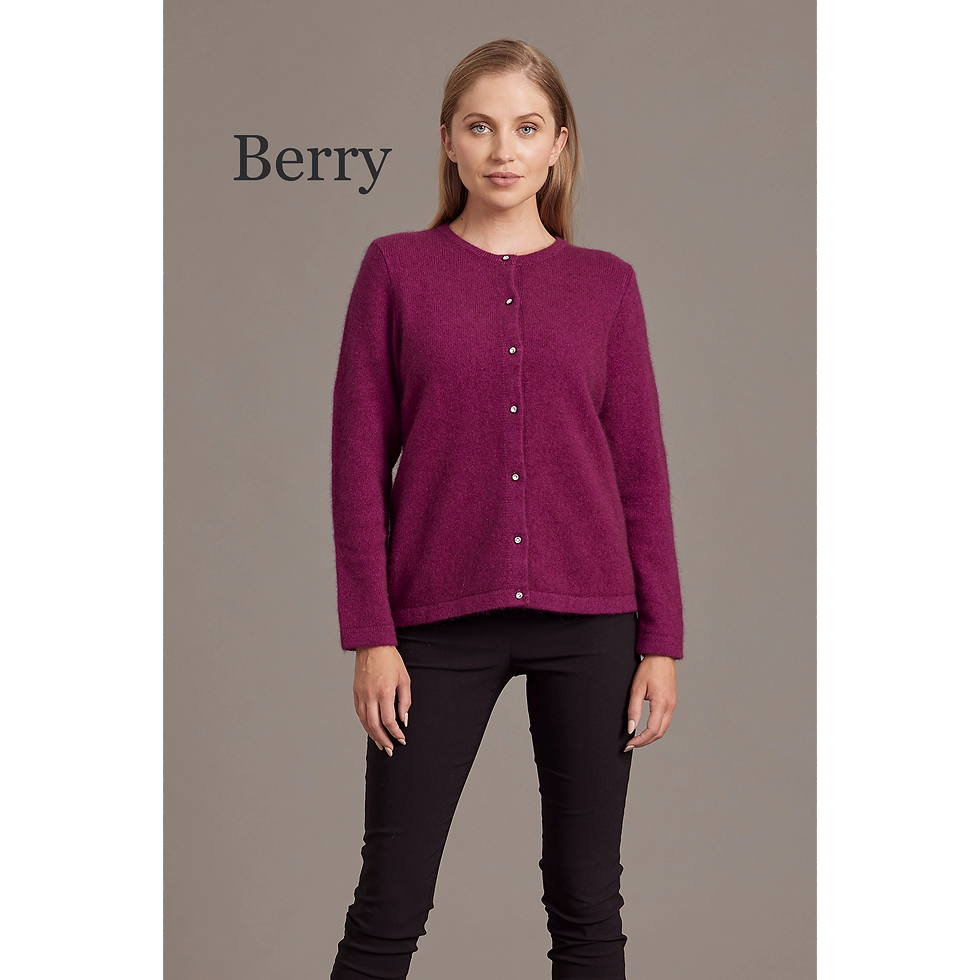 Cardigan with Crystal buttons