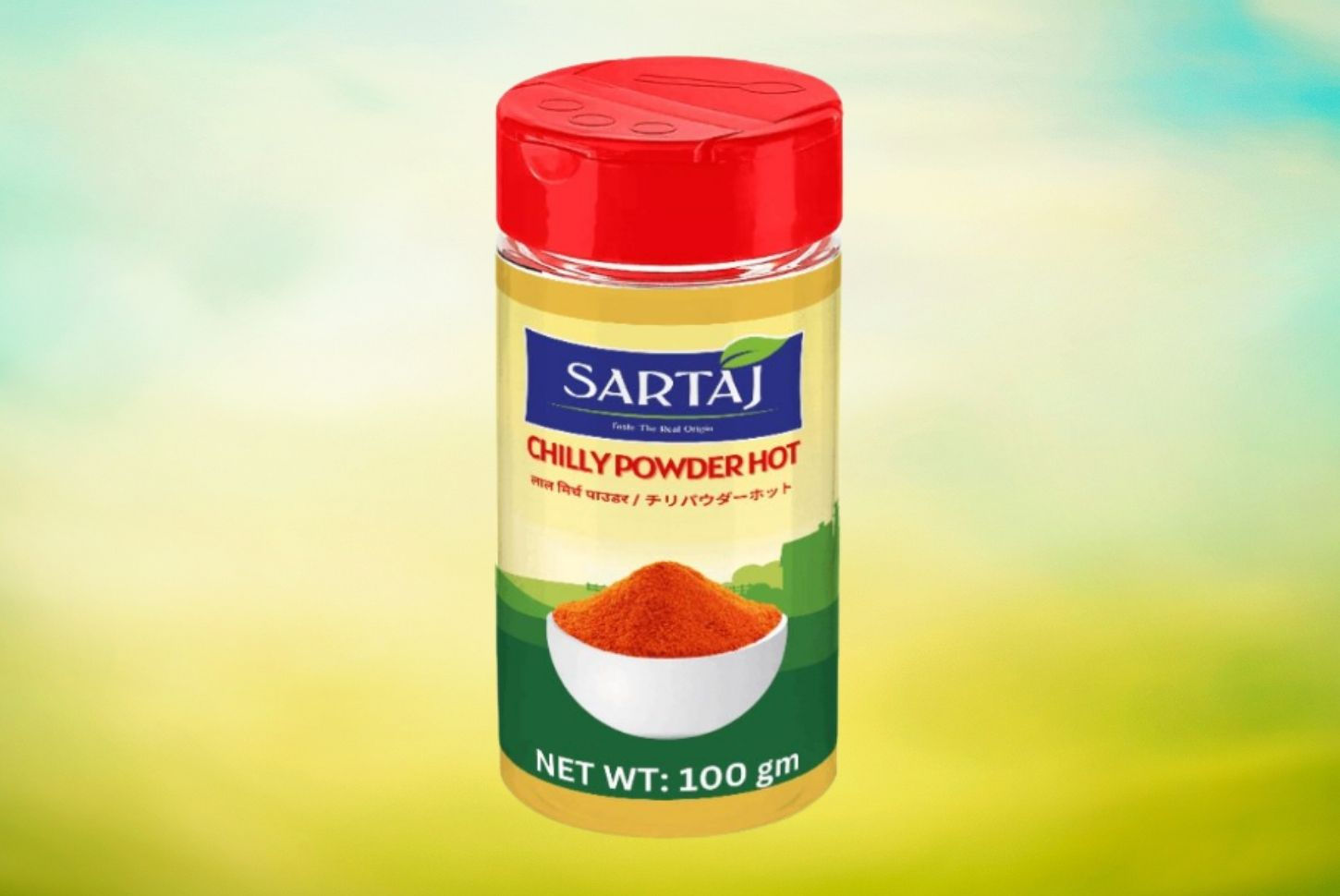 【万博バーラト・PETジャースパイス】チリパウダーホット 100gm