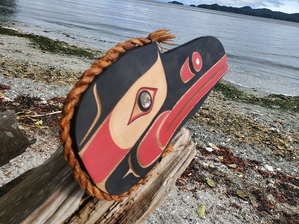 Thumbnail: Hand Made Northwest Coast Indigenous Art RAVEN