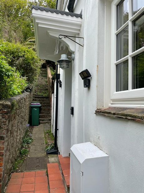 Side porch installation