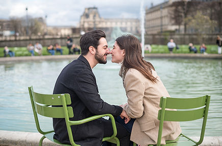 séance couple aux tuileries