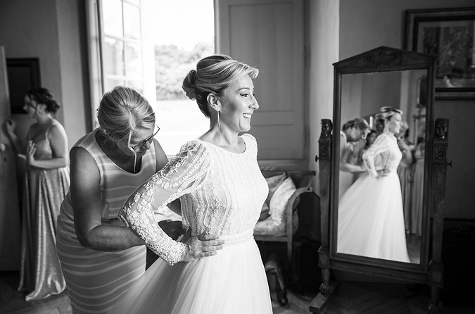 préparatifs mariée