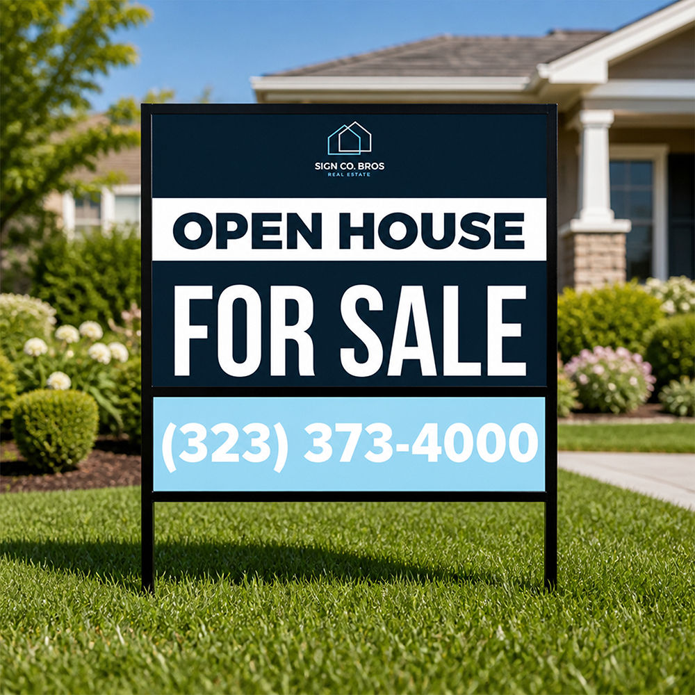 Real Estate Frame Signs