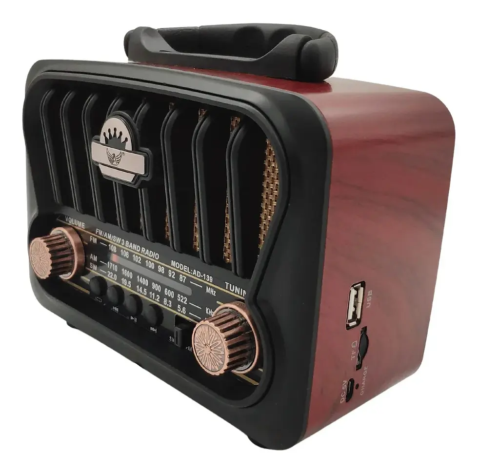 Miniatura: Rádio Portátil Retrô Bluetooth Altomex AD-139