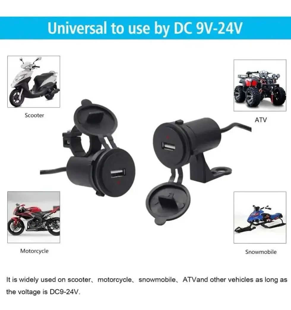 Miniatura: Carregador USB para Moto Knup KP-MT05
