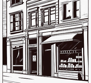 artistic silhouette of a store.jpg