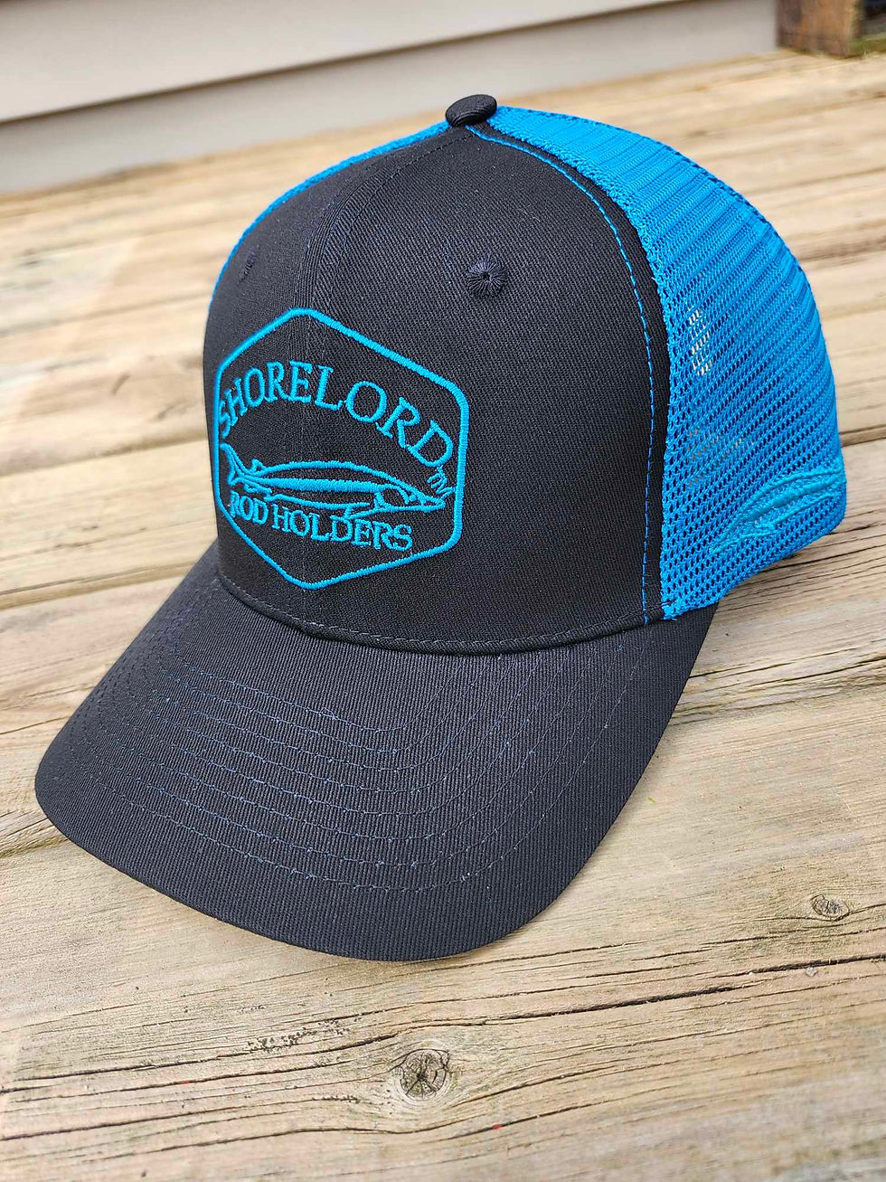 Black/Blue TruckerHat