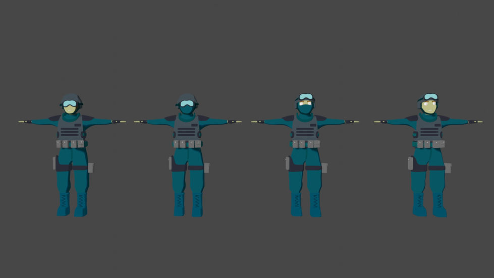 Chronian Troopers (Line up Front)0001