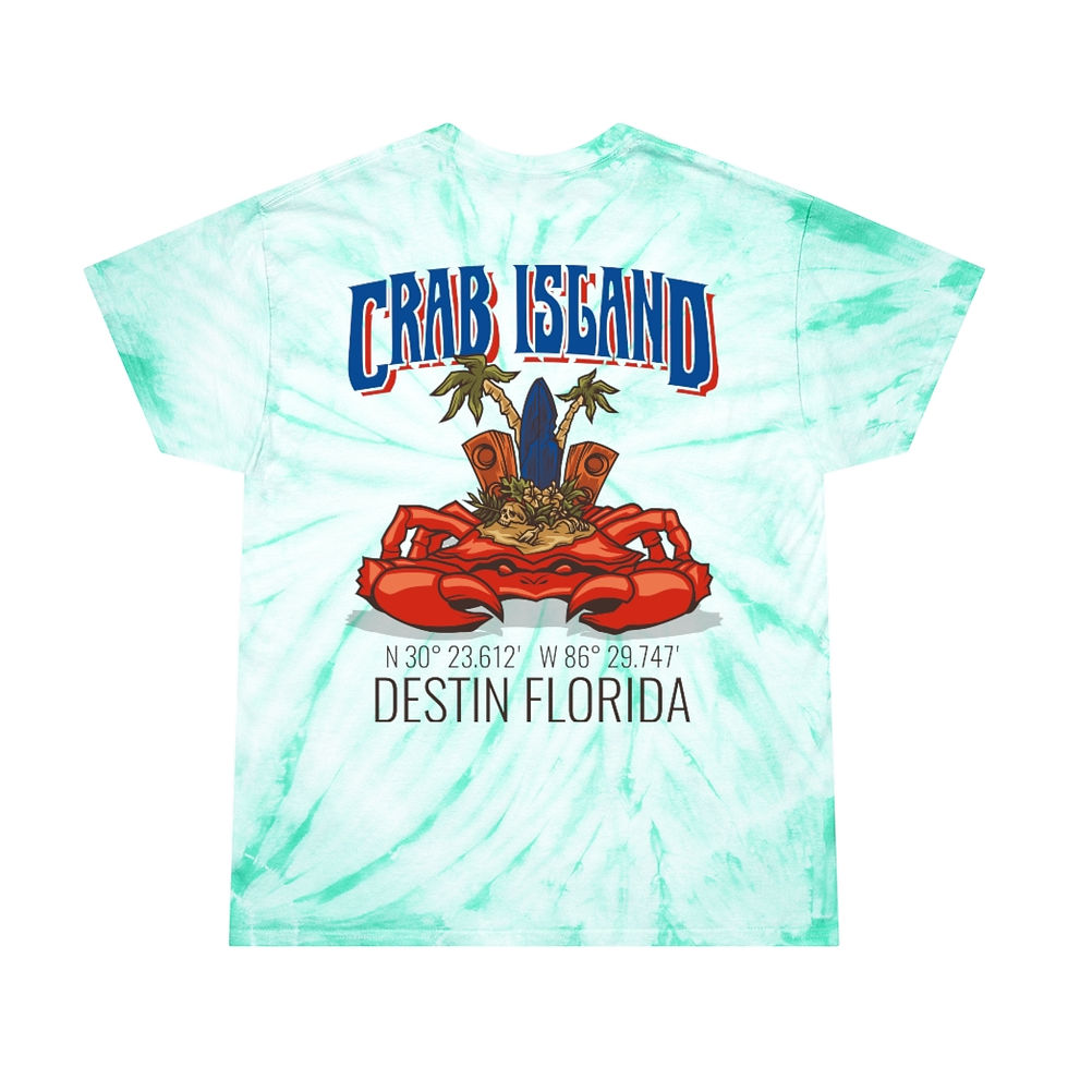 Thumbnail: Crab Island Tie-Dye Tee, Cyclone
