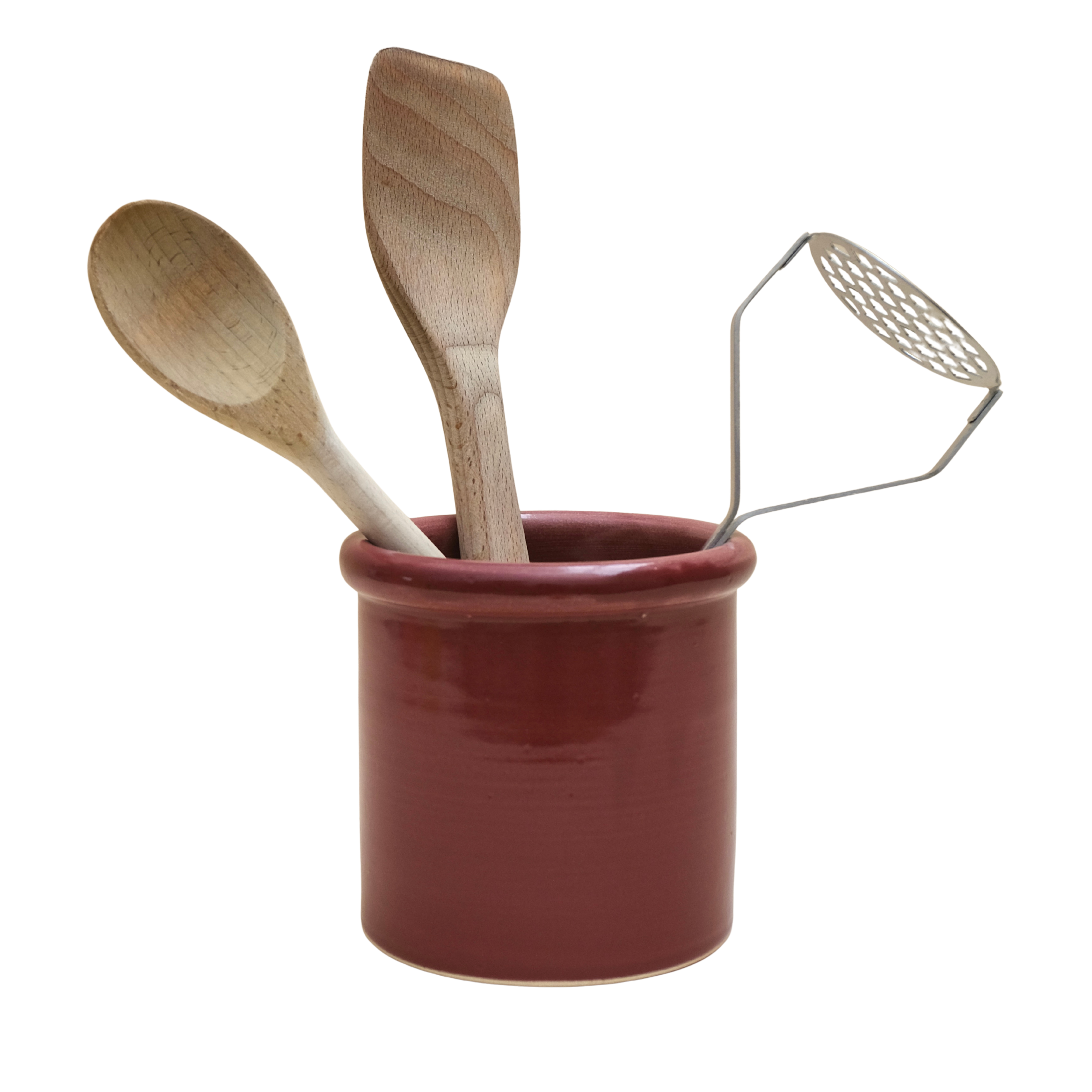 Utensil Pot - Berry Red