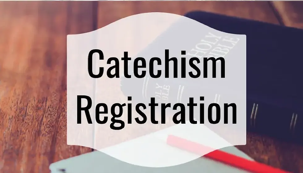 Catechism Registration meeting