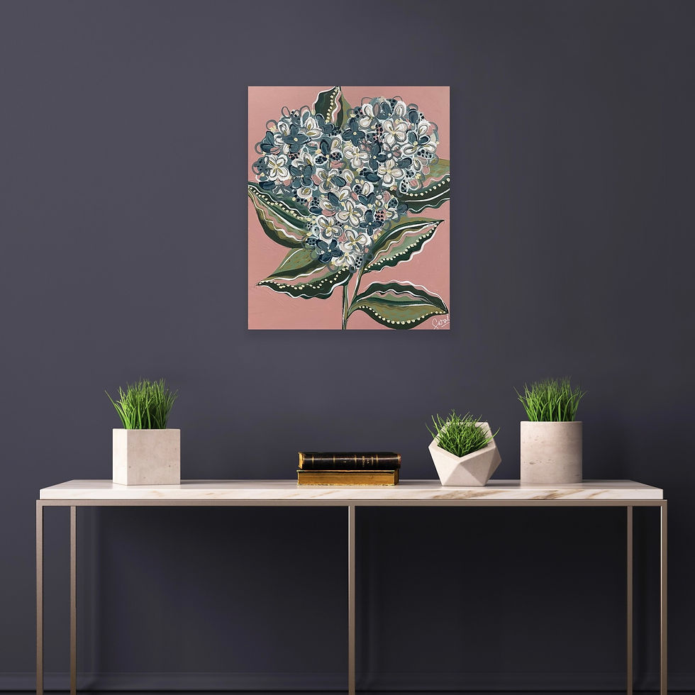 Thumbnail: Floral study Hydrangea 